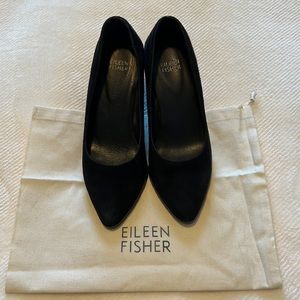 Eileen Fisher Hawk Suede Wedges